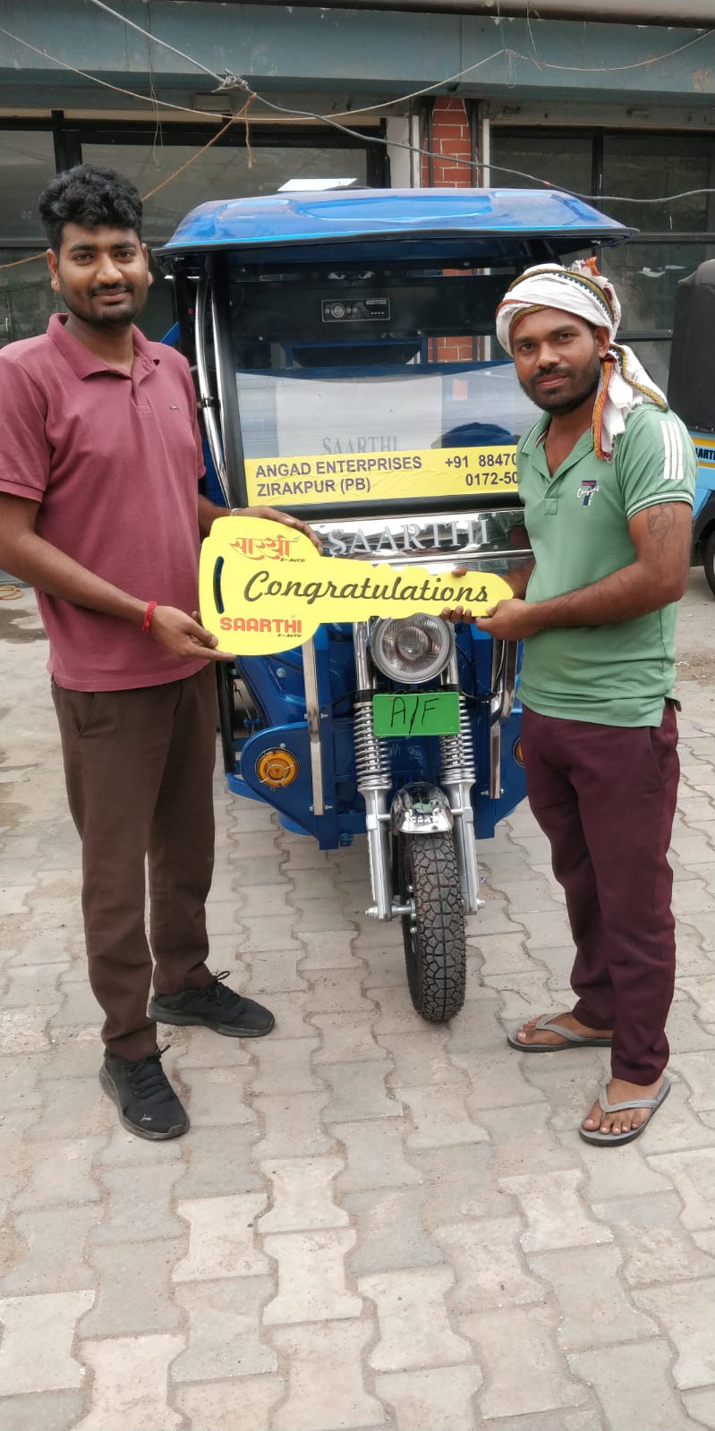 New chapter begins — happy Angad Enterprises customer in Zirakpur, PB