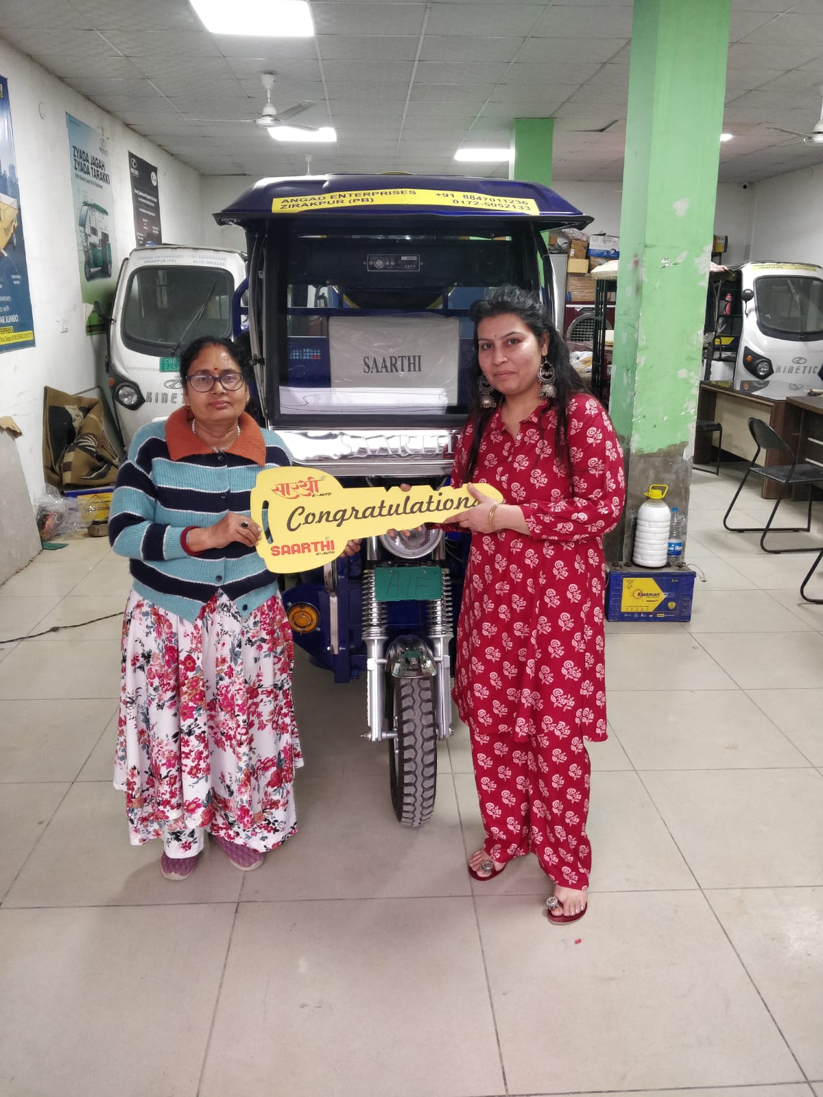 Powering aspirations — happy Angad Enterprises customer in Zirakpur, PB