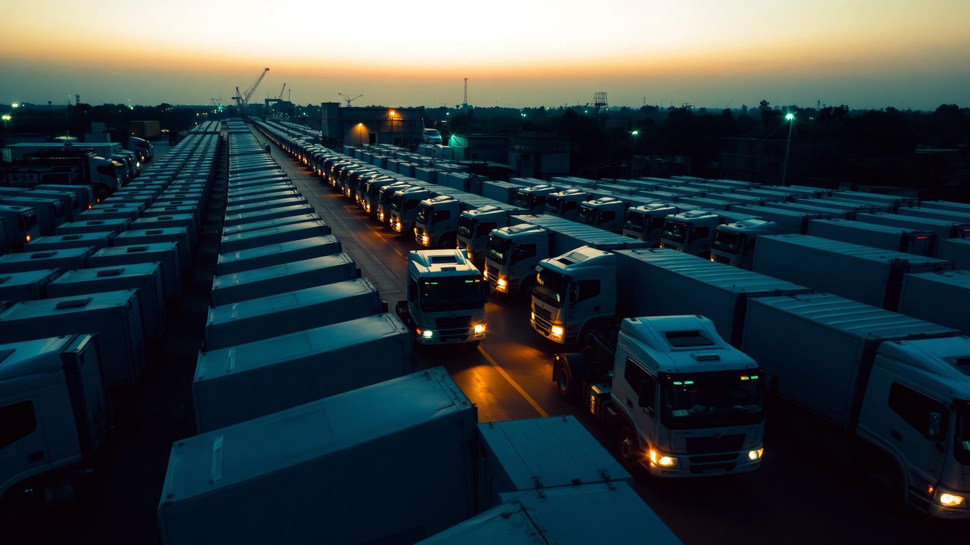 Fleet of commercial electric vehicles