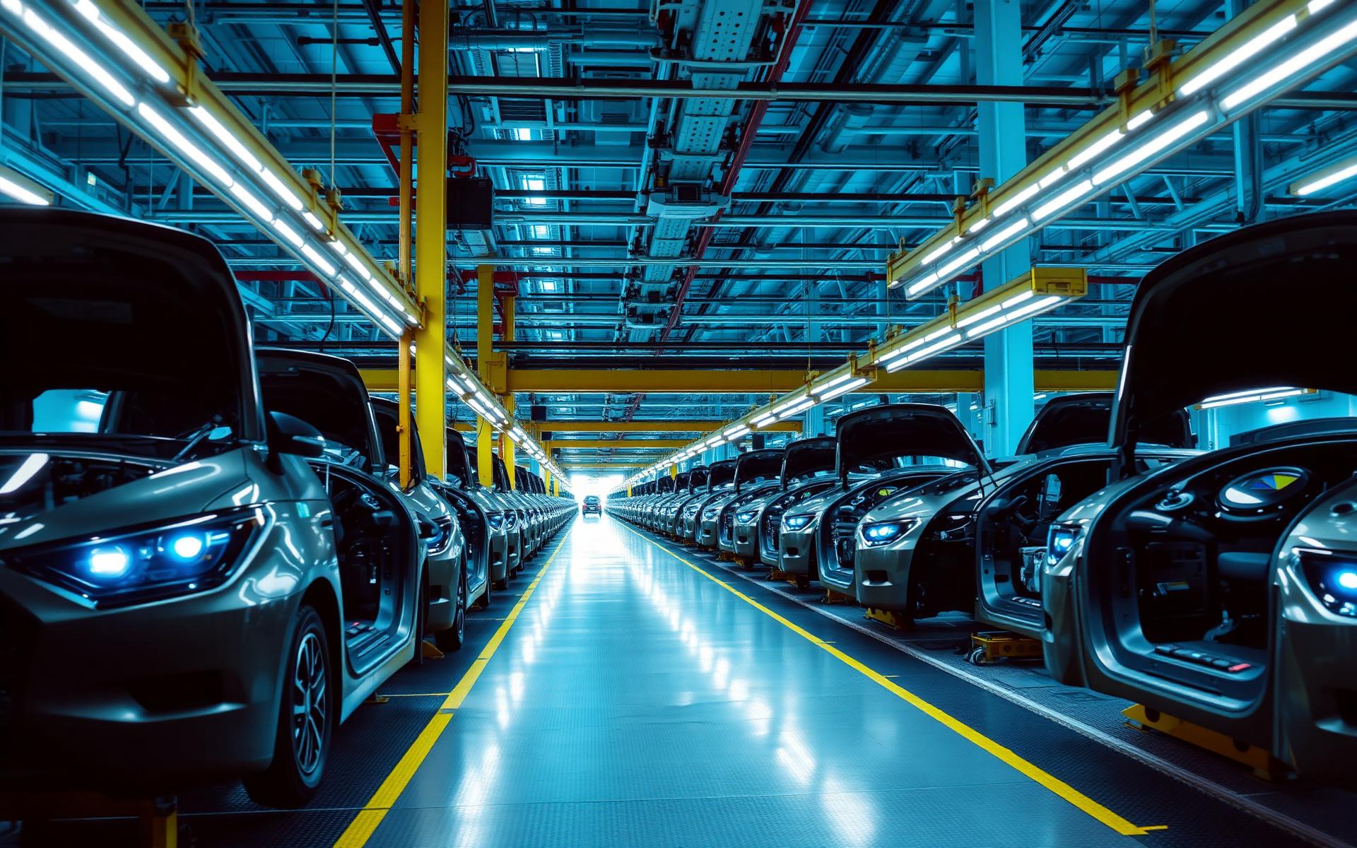 Commercial EV assembly line
